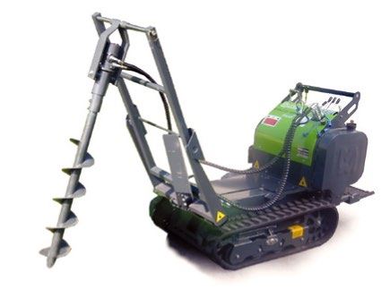 Hydraulische grondboor minigraver