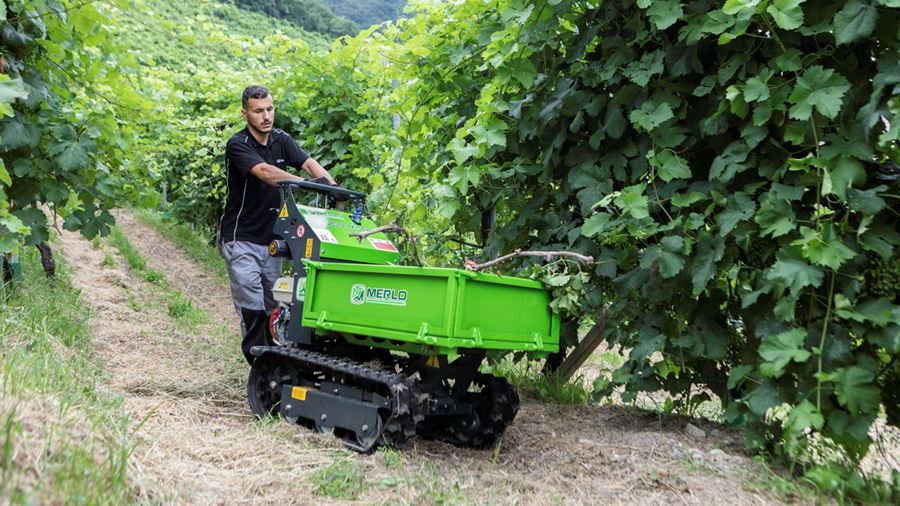 Mini dumper sur chenilles
